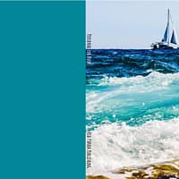 Personal Log Book - Sailing Yacht & Waves cover Personal Log Book - Sailing Yacht & Waves cover