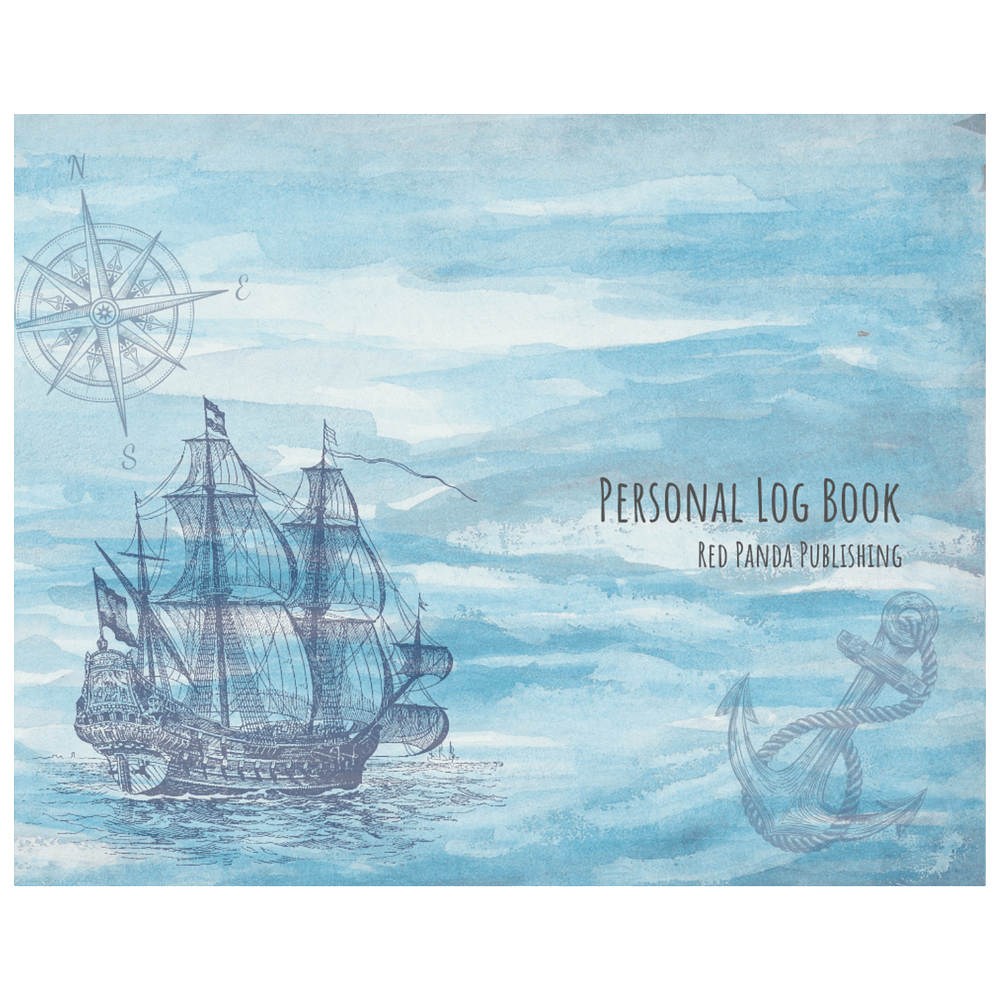 Personal Log Book (Vintage Sailing Ship) front cover