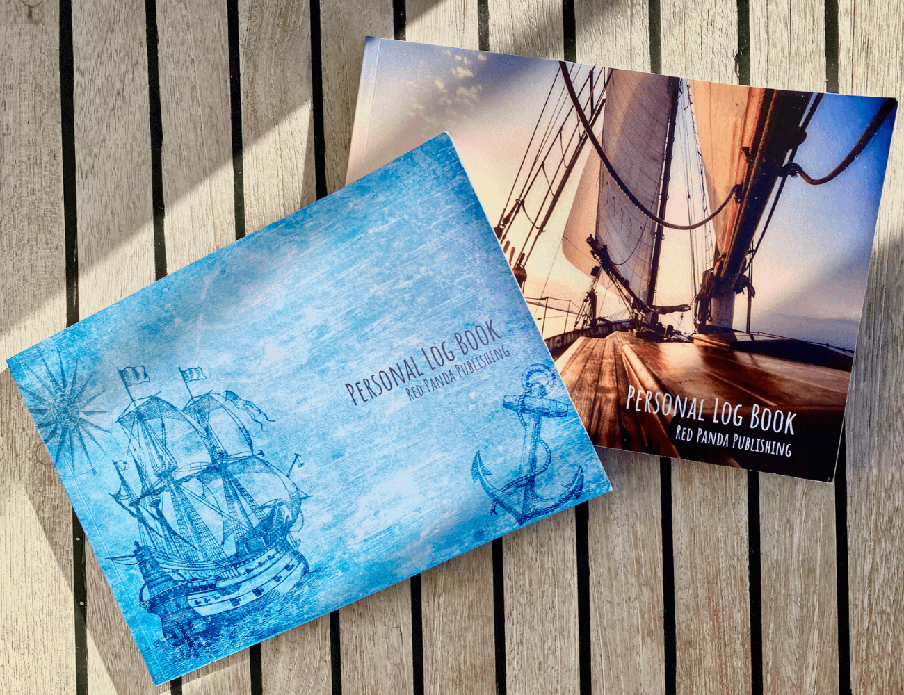 Personal Log Book - two of the front cover options