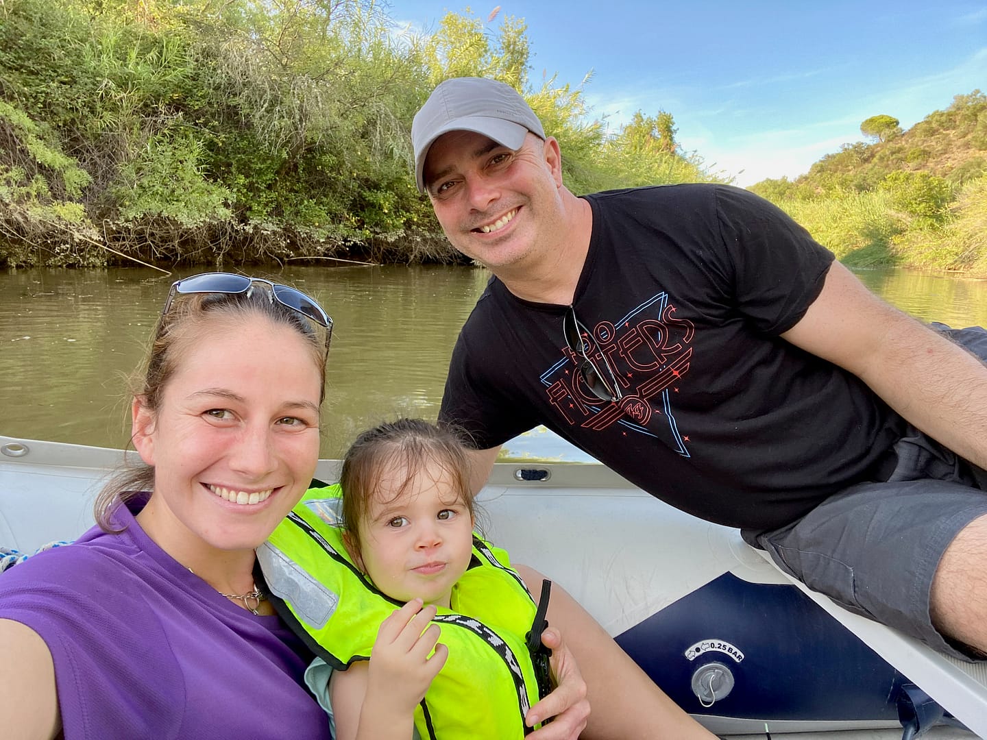 Sailing family together, choosing what feels right for their child Sailing family together, choosing what feels right for their child