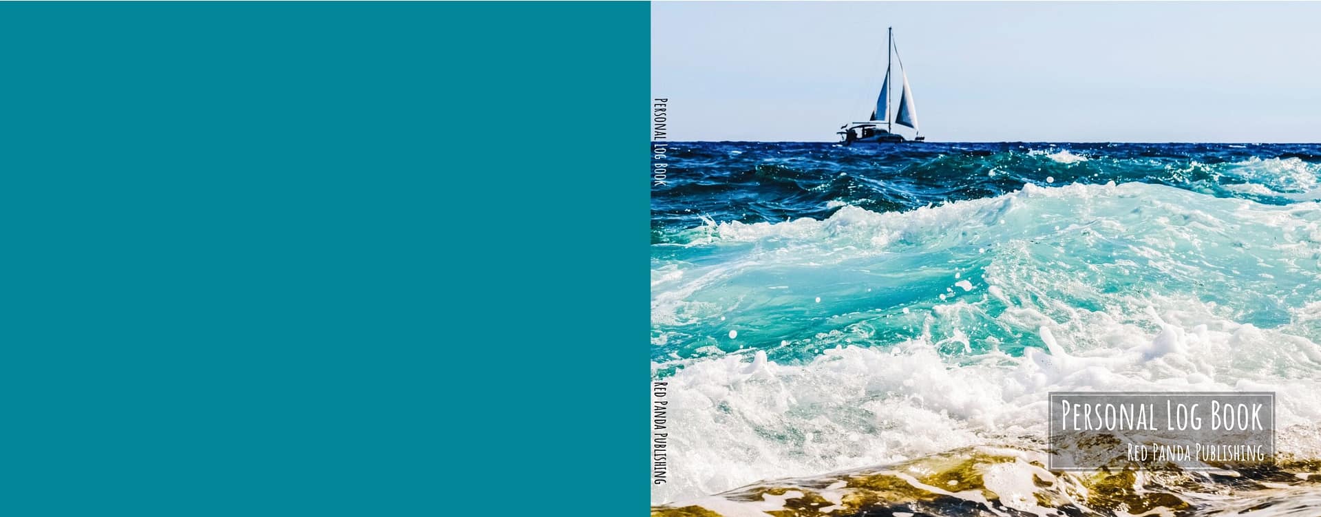 Personal Log Book - Sailing Yacht & Waves cover