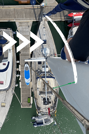 Wind blowing over the port side (sail on the starboard side) = PORT TACK Wind blowing over the port side (sail on the starboard side) = PORT TACK