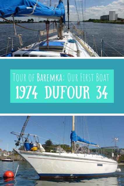 Tour of Baremka - a 1974 Dufour 34 (our first boat) Tour of Baremka - a 1974 Dufour 34 (our first boat)