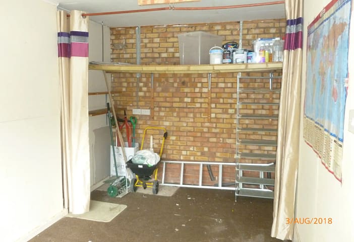 Garage-after-KonMarie Decluttered garage