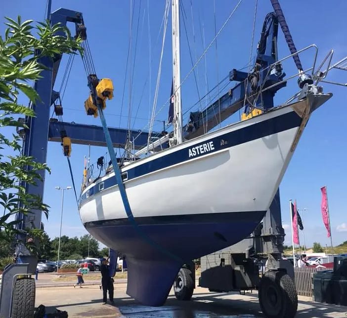 Long fin keel Long fin keel