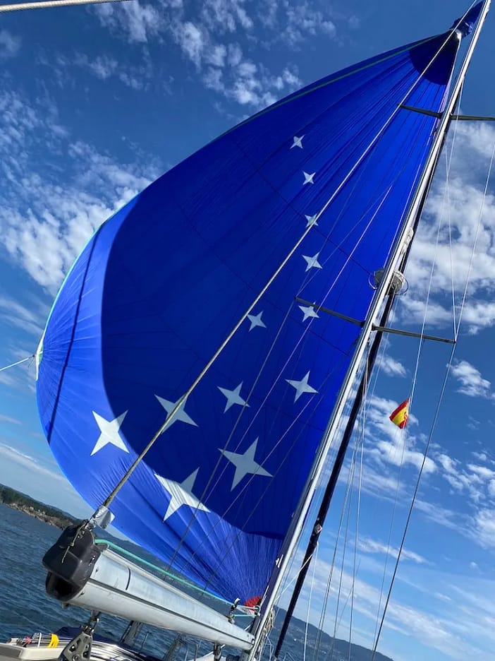 Asterie's cruising chute Asterie's cruising chute